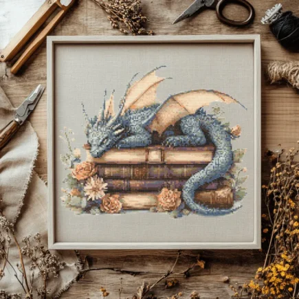 Dragon Cross stitch Pattern, Dragon Cross Stitch, Cross Stitch Pattern, cross stitch kit, PDF Pattern - Image 7