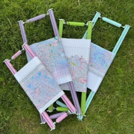 [OK Frame]【Taro Purple】 Aluminum Alloy Scroll attachments Extra thick large adjustable cross stitch frame frame frame frame embroidery frame M frame self matching v frame millennium frame embroidery frame