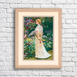 Victorian Lady Cross Stitch Pa...