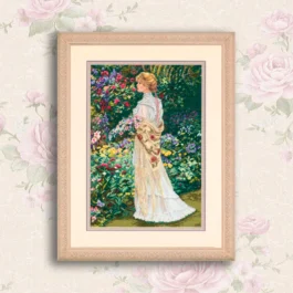 Victorian Lady Cross Stitch Pa...