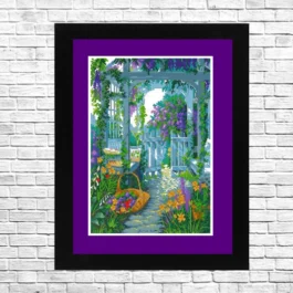 Garden Gate, Cross Stitch Patt...