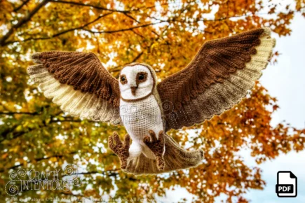 Barn Owl Crochet Pattern by Crafty Intentions DIGITAL PDF Downloadable - Image 3