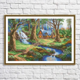 Fairy House Cross Stitch Patte...
