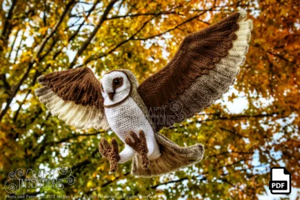 Barn Owl Crochet Pattern by Crafty Intentions DIGITAL PDF Downloadable - Image 4
