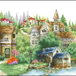 Cross stitch pattern Summer Vi...