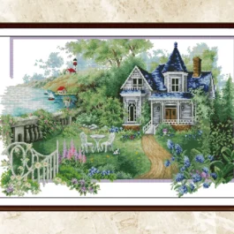 Village Cross Stitch Pattern,S...