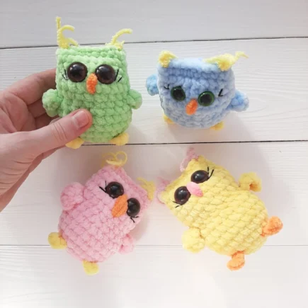 Crochet PATTERN Owl, no sew, Amigurumi tutorial PDF in English, Christmas decor - Image 4