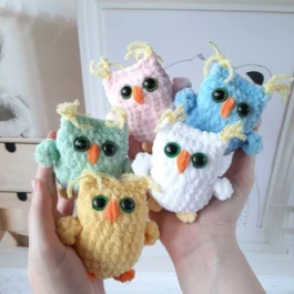Crochet PATTERN Owl, no sew, A...