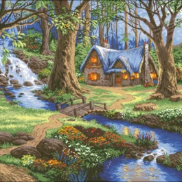 Cross stitch pattern Forest Ho...