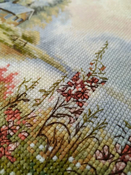 Cabin Dawn PDF Pattern Cross Stitch Summer Nature Forest Landscape StitchBoom Embroidery Instant Digital Download - Image 8