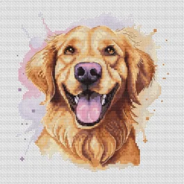 Golden Retriever Cross Stitch ...