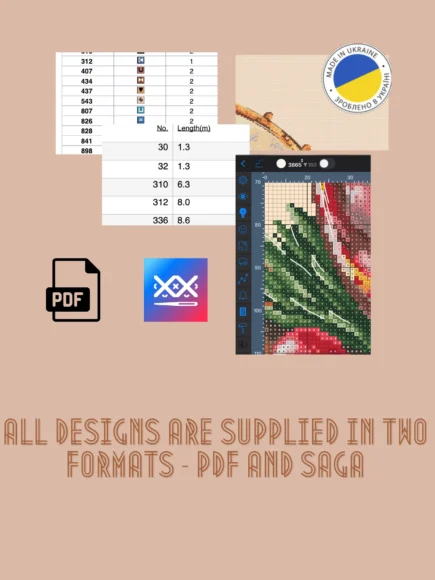 Winter Calm Window Cross Stitch Pattern, PDF Instant Download - Image 3