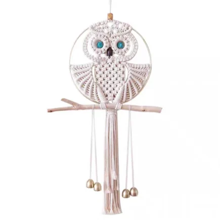Beginner Level / PDF Macrmae Patterns for Owl Wall Hanging / Pdf Tutorial for How to Macrame Owl Hanging, Macrame PDF Instruction - Image 5