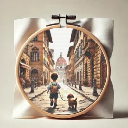 Boy with His Pup PDF Pattern |...