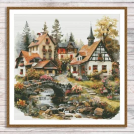 Old Village Cottage Counted Cr...