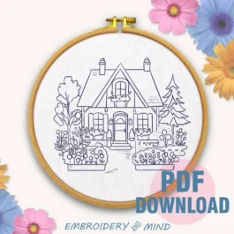 The printable cozy house in th...