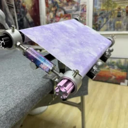 Portable Adjustable Mini Cross Stitch Frame Stand – Lightweight Aluminum Alloy Embroidery Hoop Holder for Table, Chair, or Bench – Fits Plastic, Wooden & Small Hoops – Travel-Friendly & Easy to Install