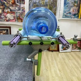 upgrade and reinforce【Third Generation】Aluminum Alloy Table Side Embroidery Hoop Stand – Adjustable Tilt Angle & Width, Heavy-Duty Base for Desk Mounting, Stable Embroidery Frame Holder Fits Most Desks