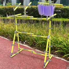 2-in-1 Adjustable Aluminum Alloy Cross Stitch Stand – Floor & Bed Use, Height 55–100cm, Angle 90–180°, Width 50–82cm, Heavy Duty Embroidery Frame for Chair, Sofa, or Bed