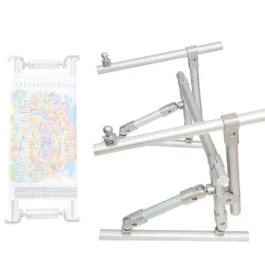 Why all stitchers need this stand, crossstitch tool，Embroidery rack，Versatile Cross Stitch Supplies Crafting Needs, full body aluminum alloy